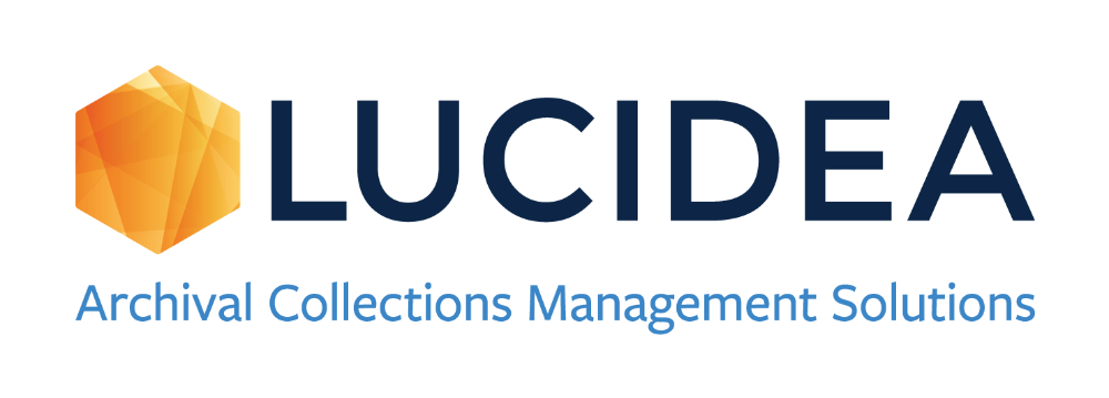 Logo for Lucidea. Archival collections management solutions. 